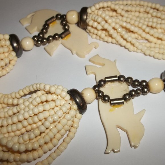 VINTAGE, Elephant Necklace, Vintage Elephant Necklace, Necklace, Elephant 7753 - Picture 10 of 12
